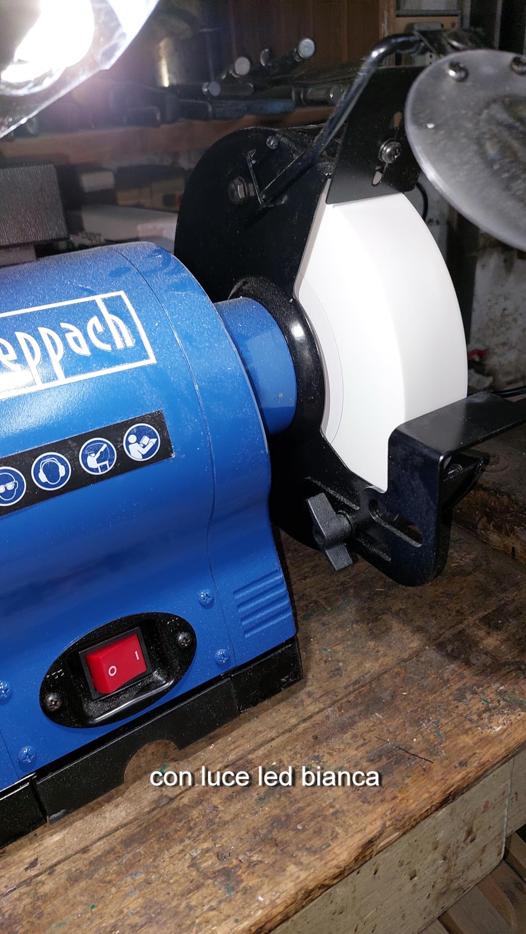 Scheppach BSM Series BG200AL touret à meuler double 550 W Ø 200 mm