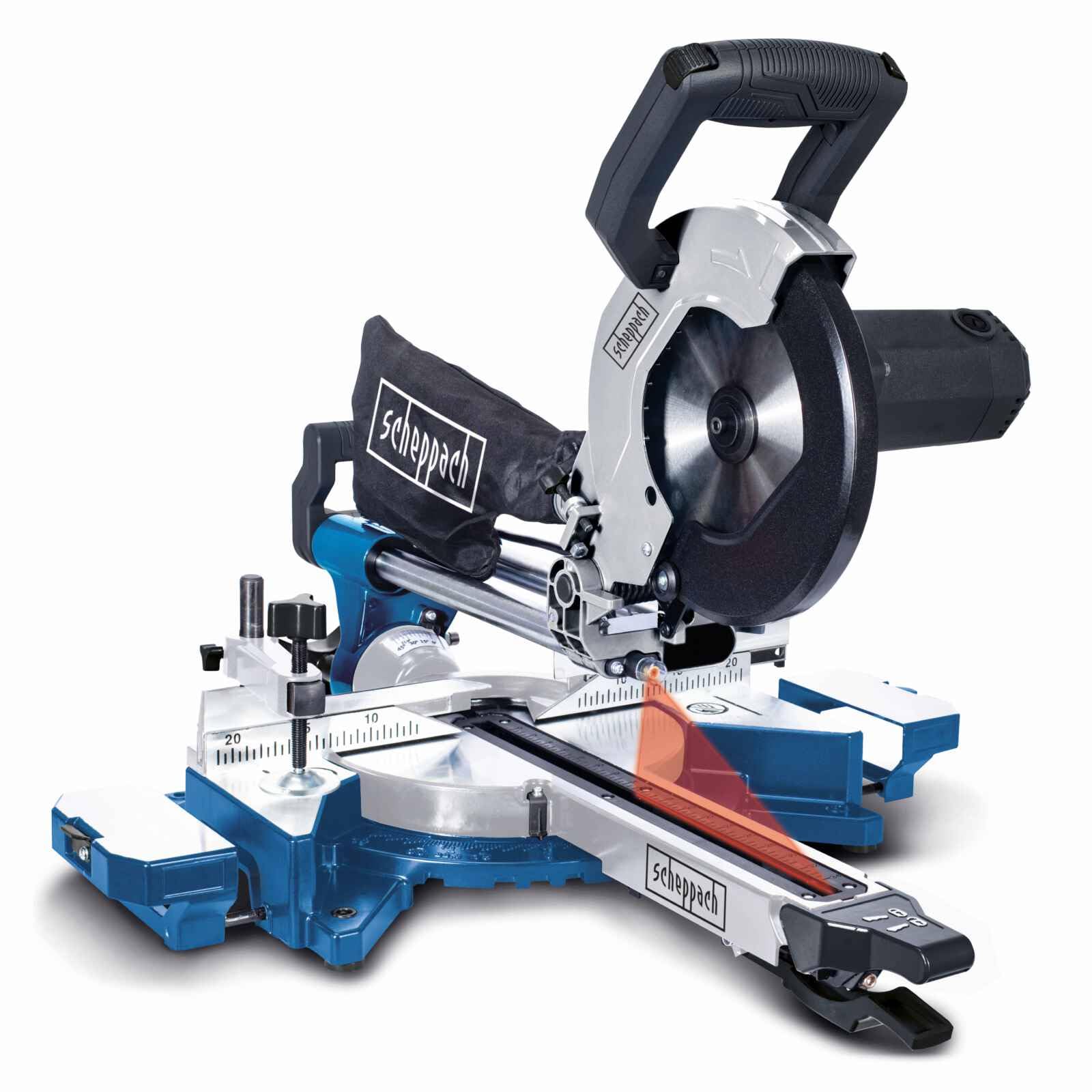 Scheppach MITAS Series HM90MP scie à onglet radiale 1700 W lame 216 mm