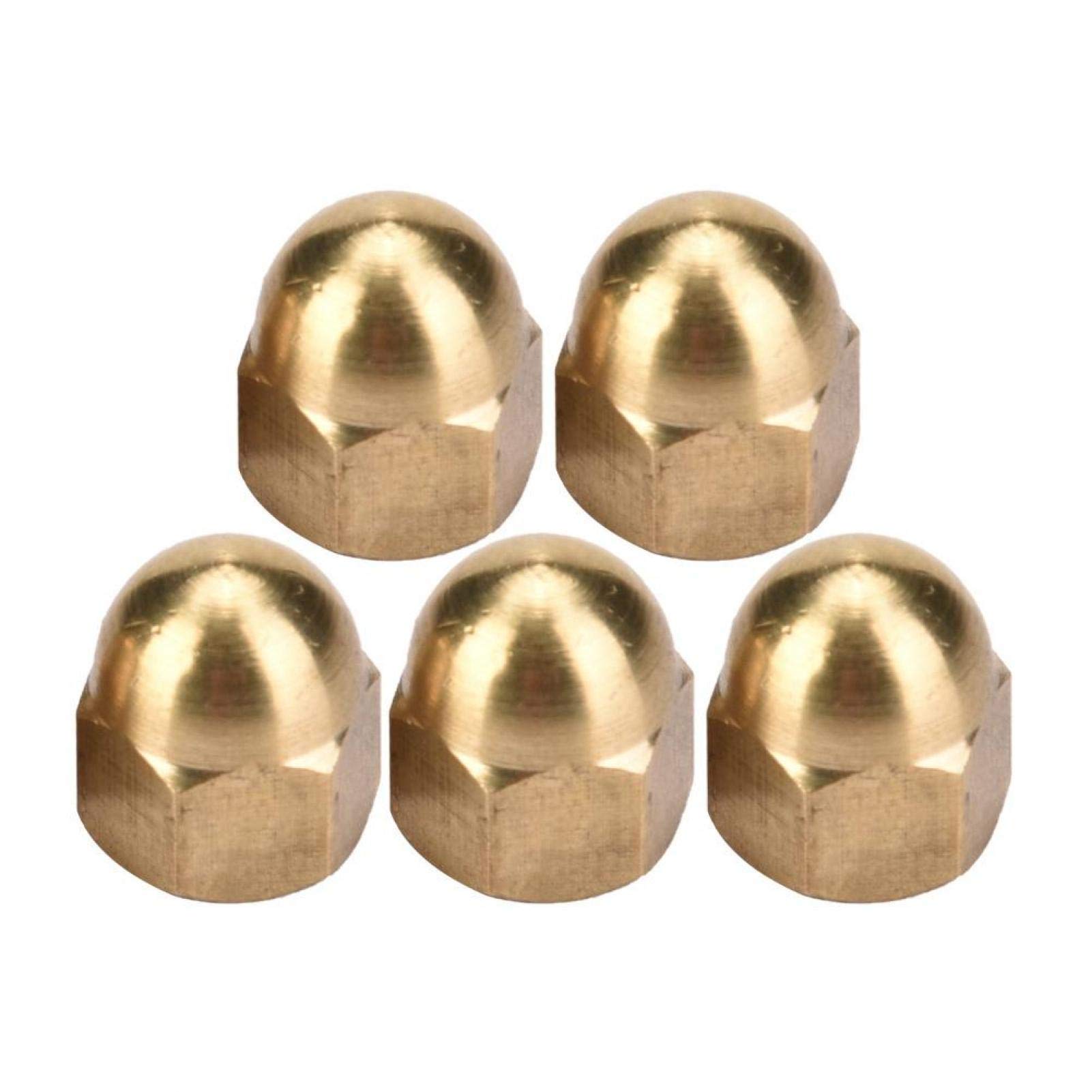 Omabeta Fasteners, Screws & Springs écrou borgne hexagonal laiton M6 20 pièces