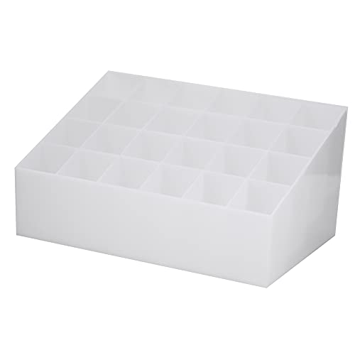 Omabeta Beauty, Hair & Nail Care Organisateur de rouge à lèvres 24 compartiments blanc