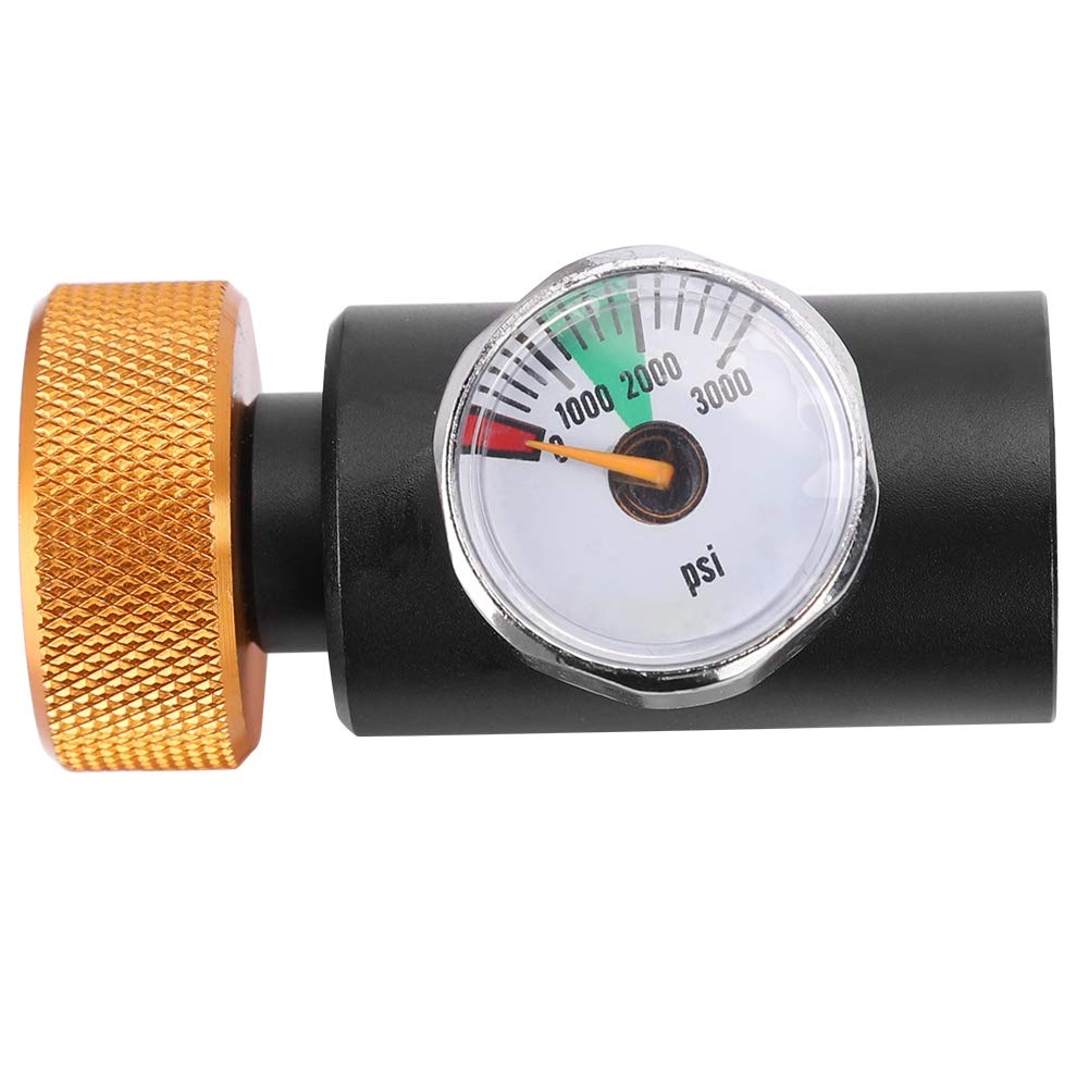 Omabeta Kitchen Utensils & Cooking Tools adaptateur de remplissage CO₂ CGA320 TR21-4 G1/2 avec manomètre 24 pouces