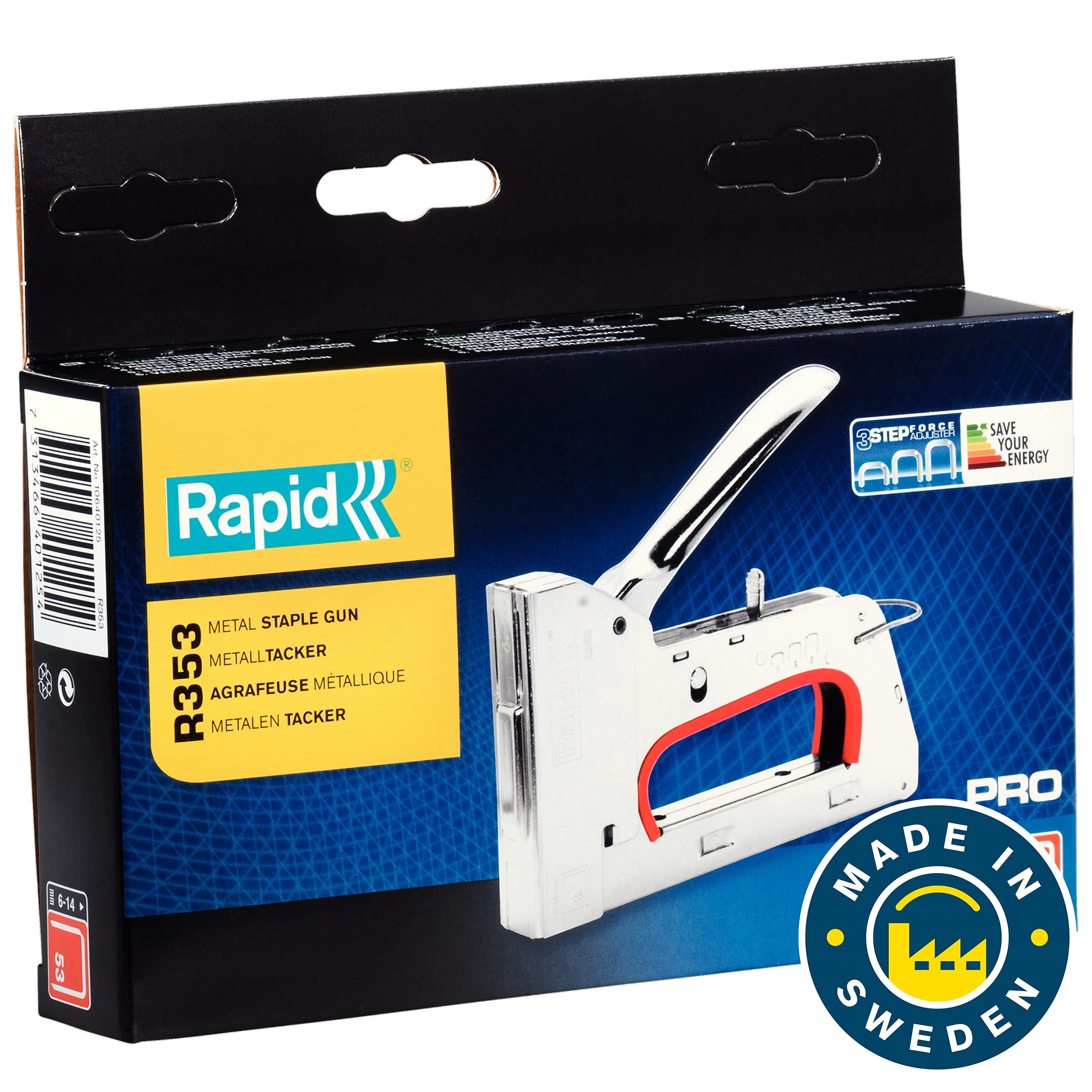 Rapid’os 16 Agrafage PRO R353 agrafeuse manuelle boîte PRO n°53