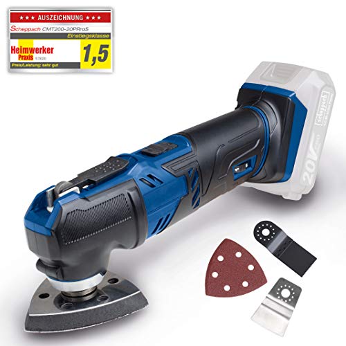 Scheppach 20V Pro Series CMT200-20ProS outil multifonction sans fil nu
