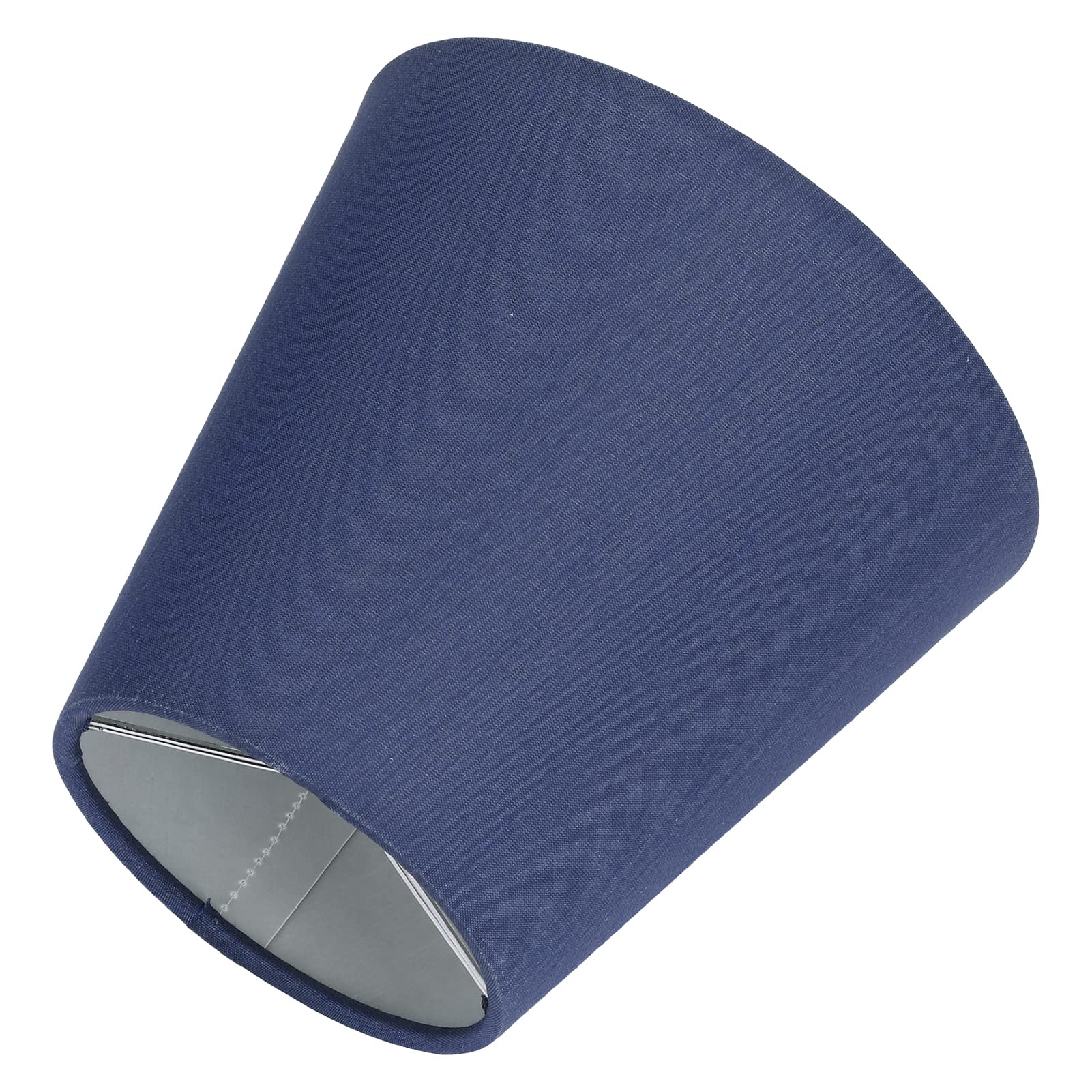 Omabeta Flashlights & Lighting abat-jour E14 bleu foncé, lot de 6, tissu et fer