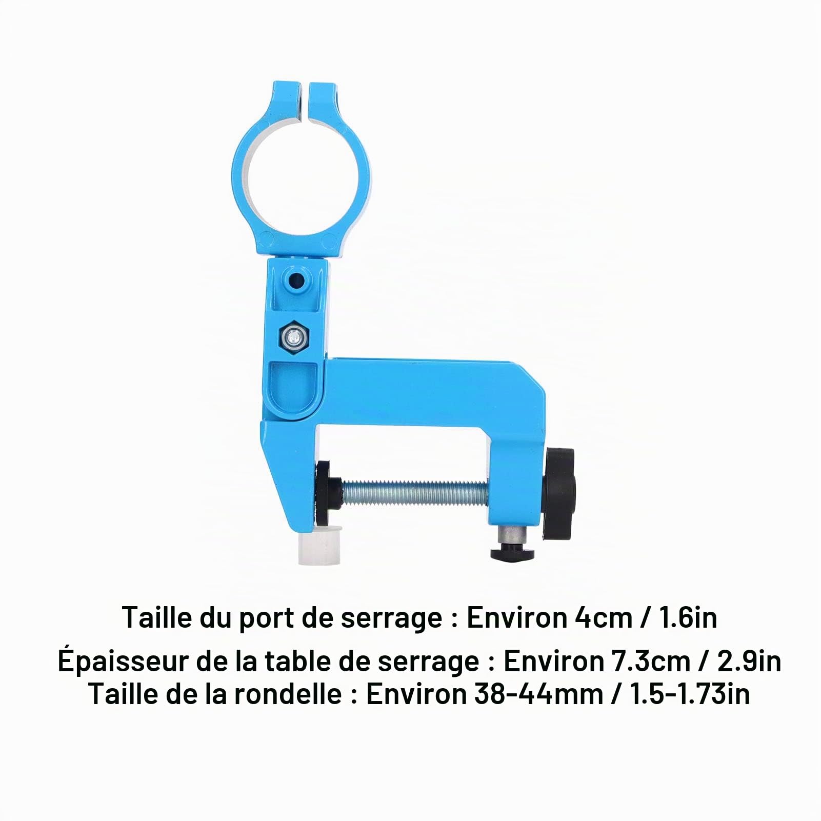Omabeta Tools & Workshop Equipment Support de perceuse électrique rotatif, pince réglable