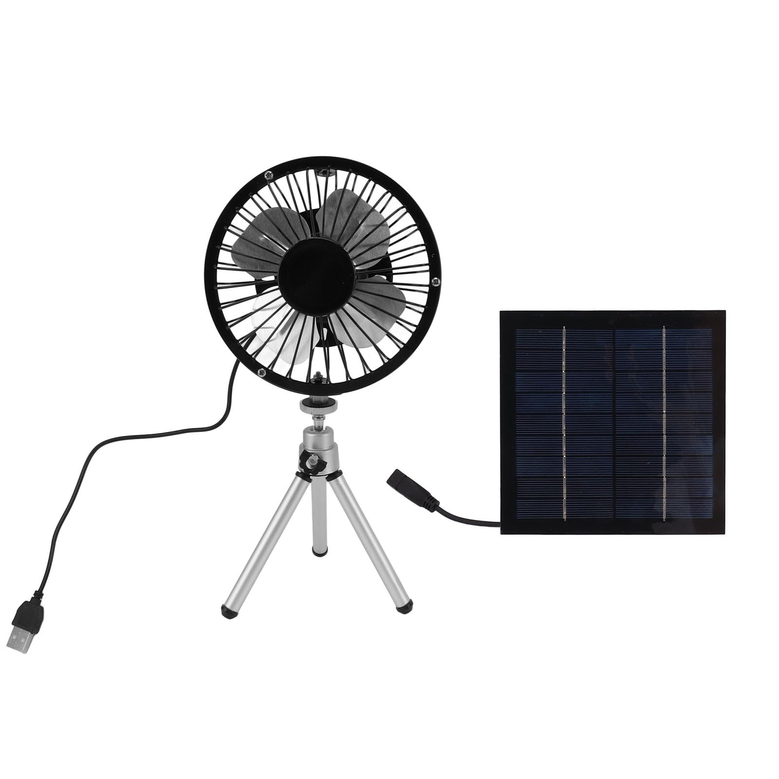 Omabeta Kitchen Appliances ventilateur solaire portable 6 pouces 6 W réglable