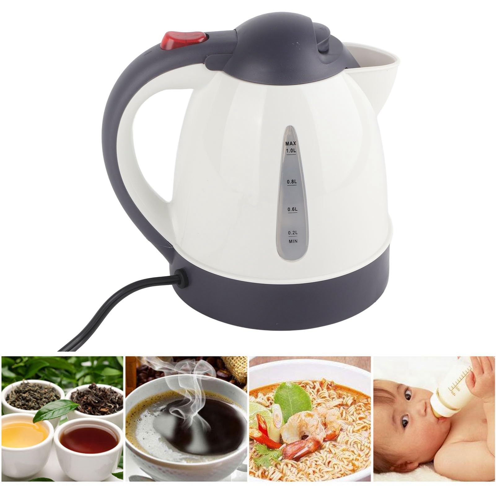 Omabeta Kitchen Appliances 24V 1000 ml bouilloire voiture – arrêt automatique