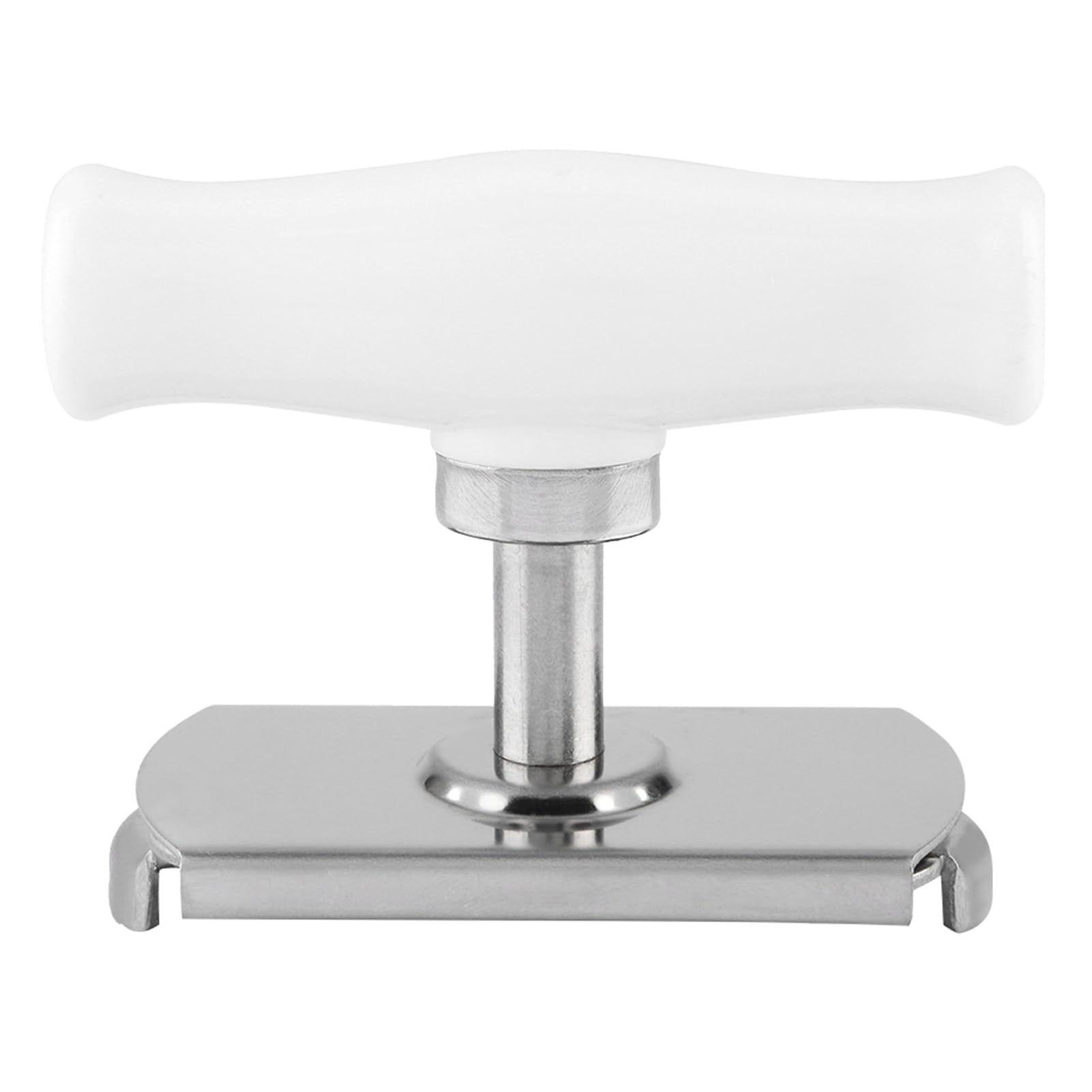 Omabeta ouvre-bocal compact en acier inoxydable pour pots de 2,4 à 10,2 cm