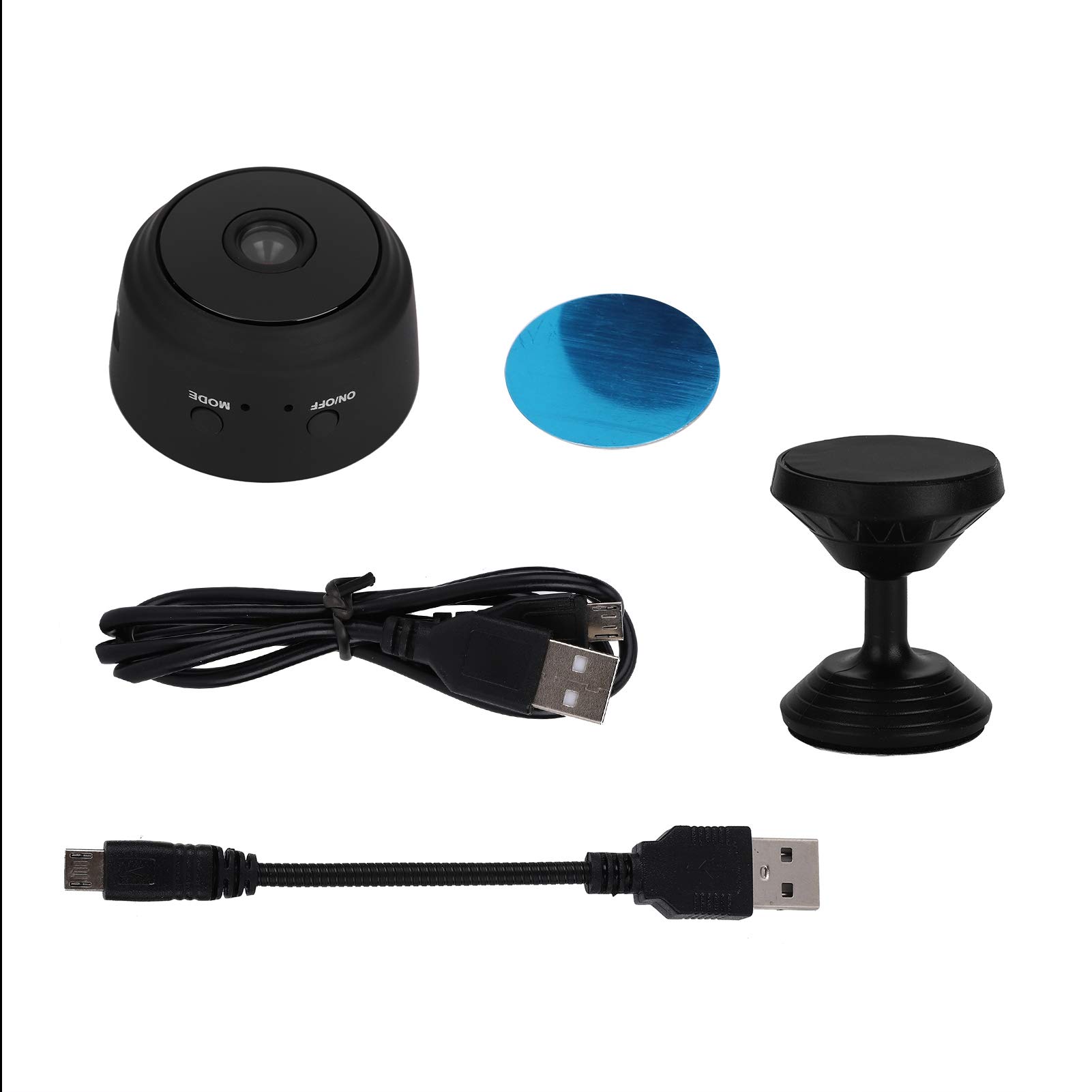 Omabeta Security Cameras & Doorbells A9 mini caméra Wi-Fi 1080p noire