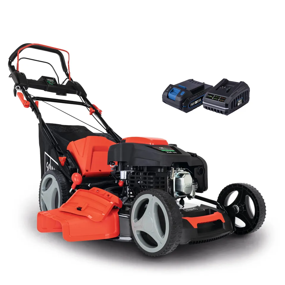 Scheppach KG Series MS225-53E tondeuse 53 cm solo, démarrage hybride