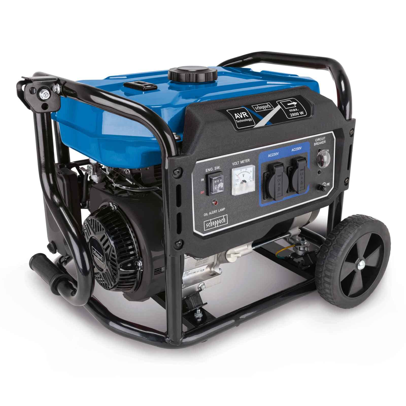 Scheppach ST Series SG3200x générateur de courant 2 800 W, moteur 6 CV