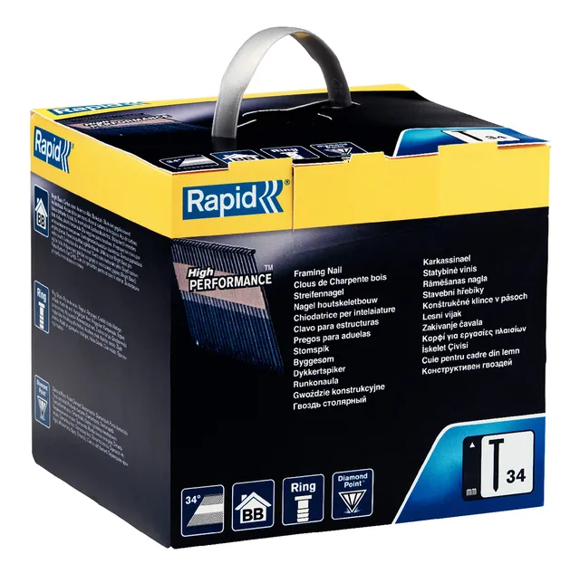 Rapid Clouage 34 BB 34-D/75 clous tête D 75 mm boîte de 800