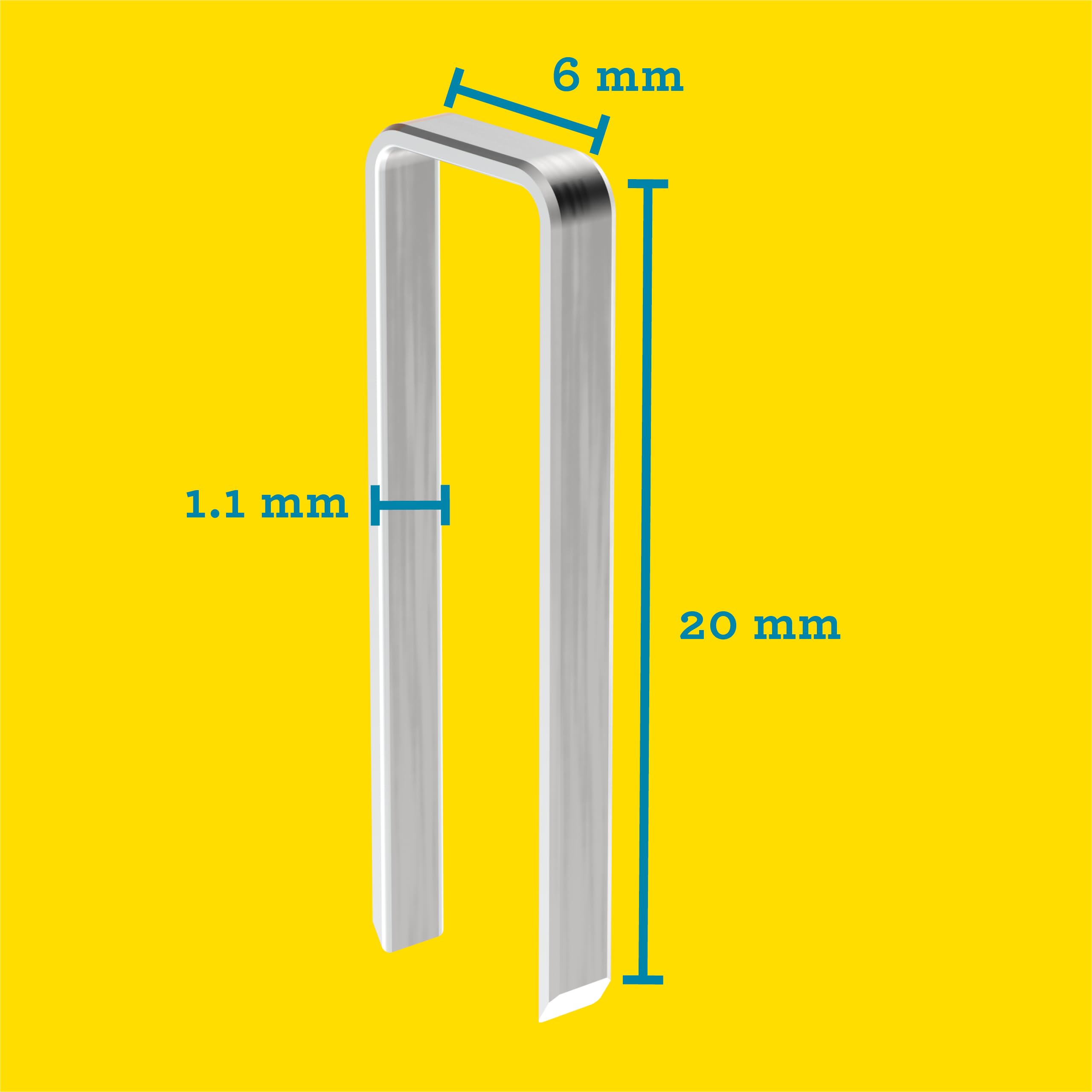 Rapid’os 16 Agrafage n°90 agrafes 20 mm 3000 pièces galvanisées