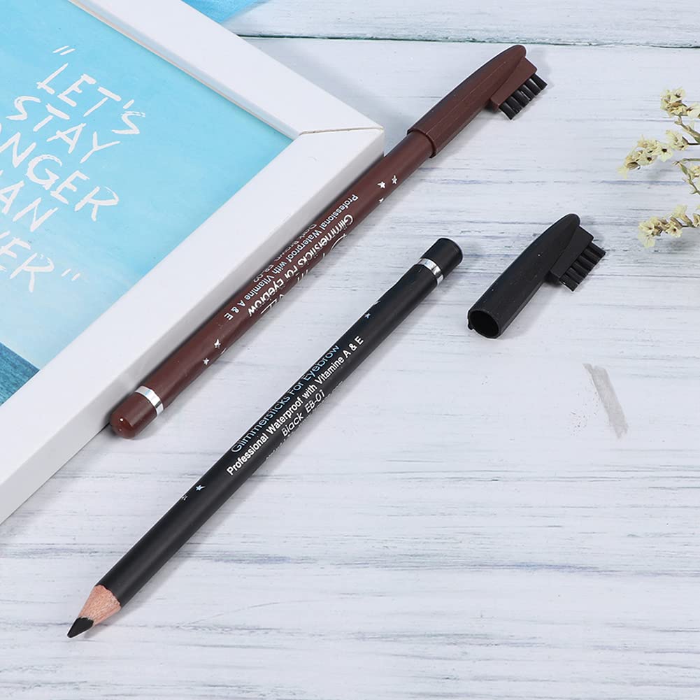 Omabeta Beauty, Hair & Nail Care crayon à sourcils EB01 Noir waterproof 5 g