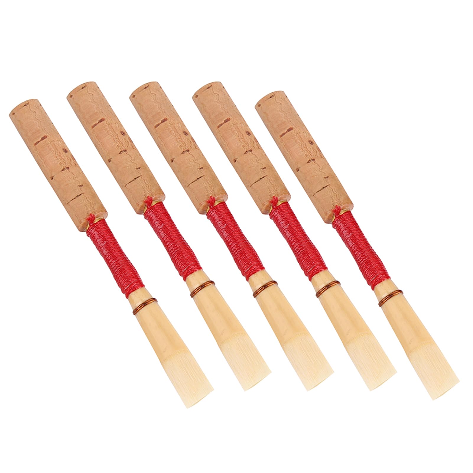 Omabeta Toys & Games anches de hautbois force moyenne lot de 5 en bambou