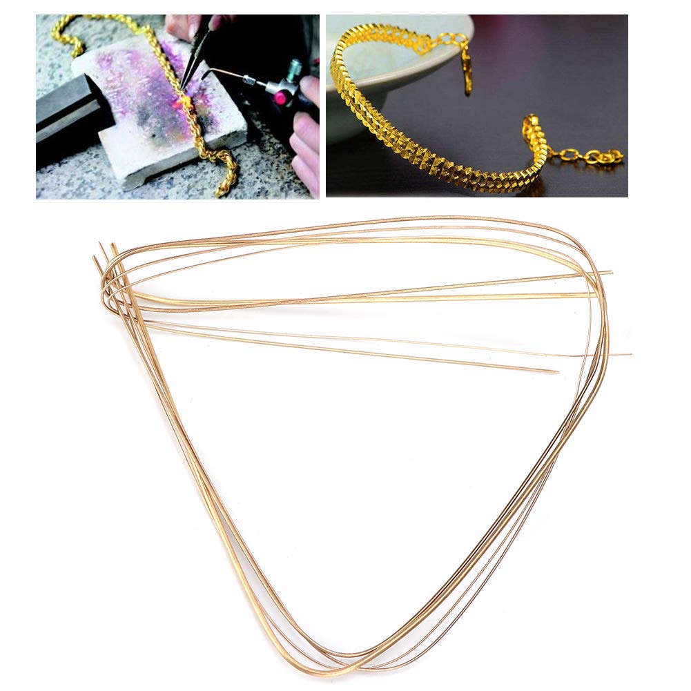Omabeta Tools & Workshop Equipment Fil à souder pour bijoux, 4 diamètres en cuivre