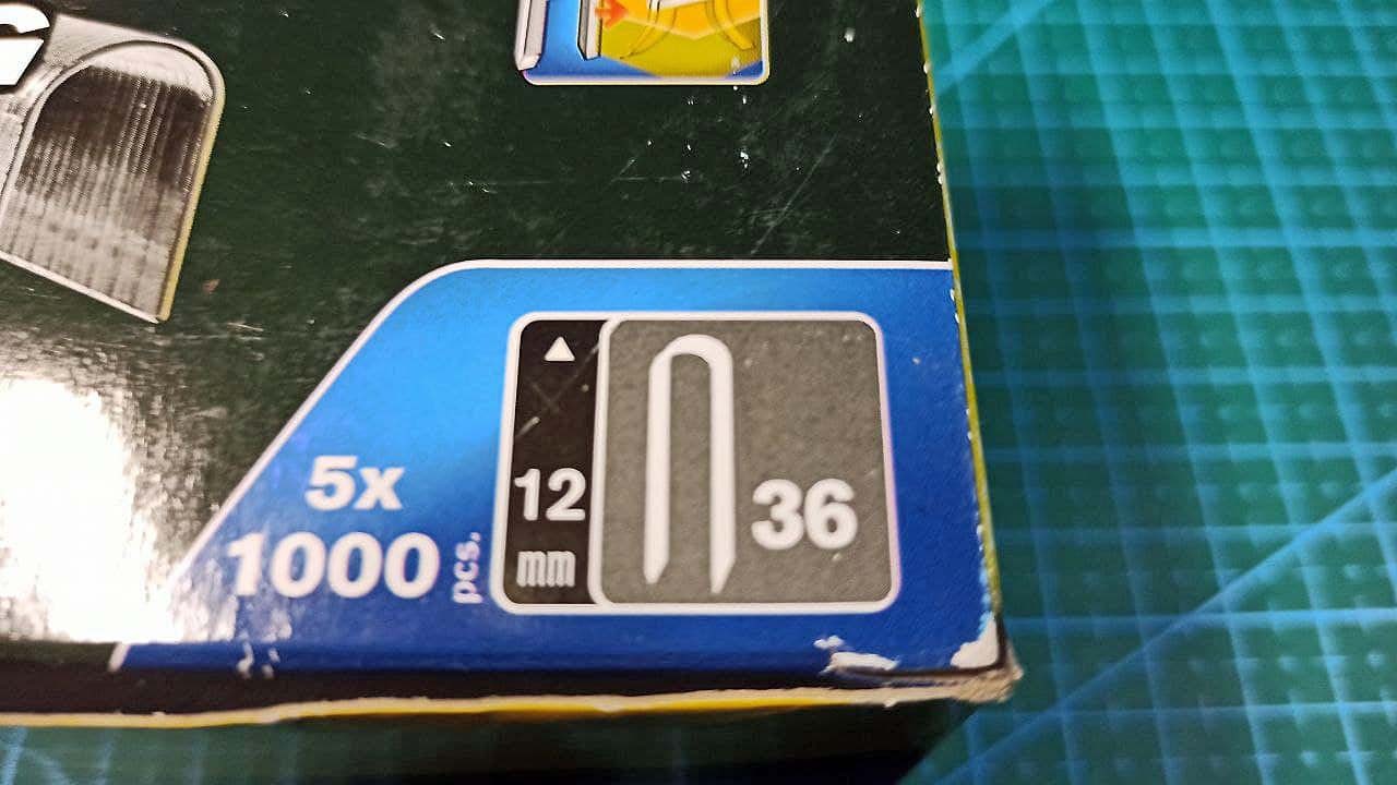 Rapid’os 16 Agrafage n°36 agrafes câble 12 mm boîte de 5000 galvanisées