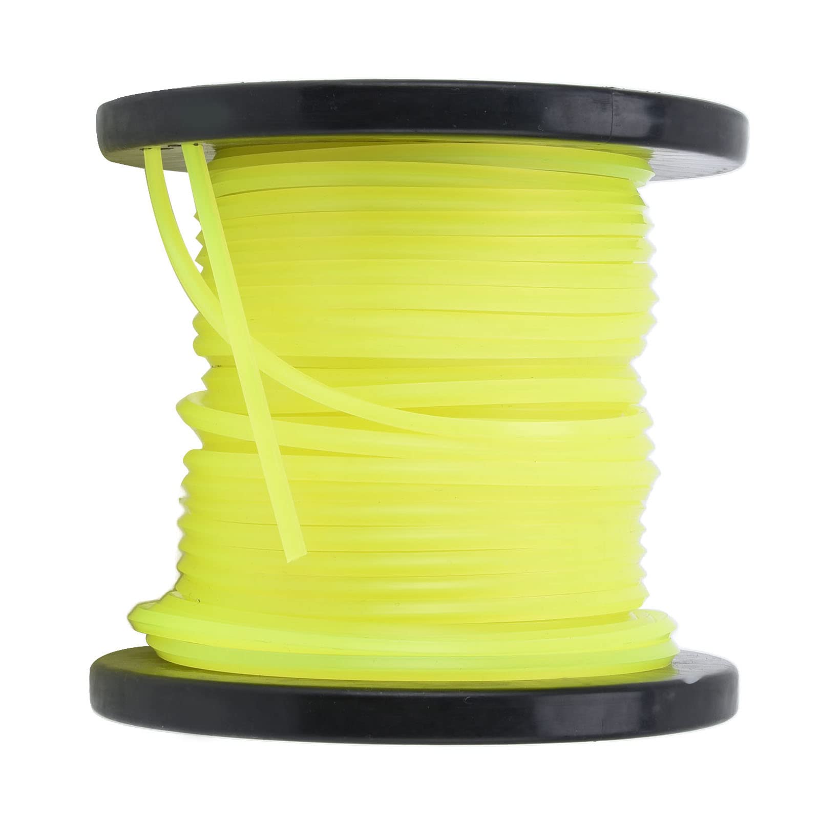 Omabeta Garden Machinery & Agricultural Equipment fil de débroussailleuse carré 3 mm, 30 m jaune en nylon