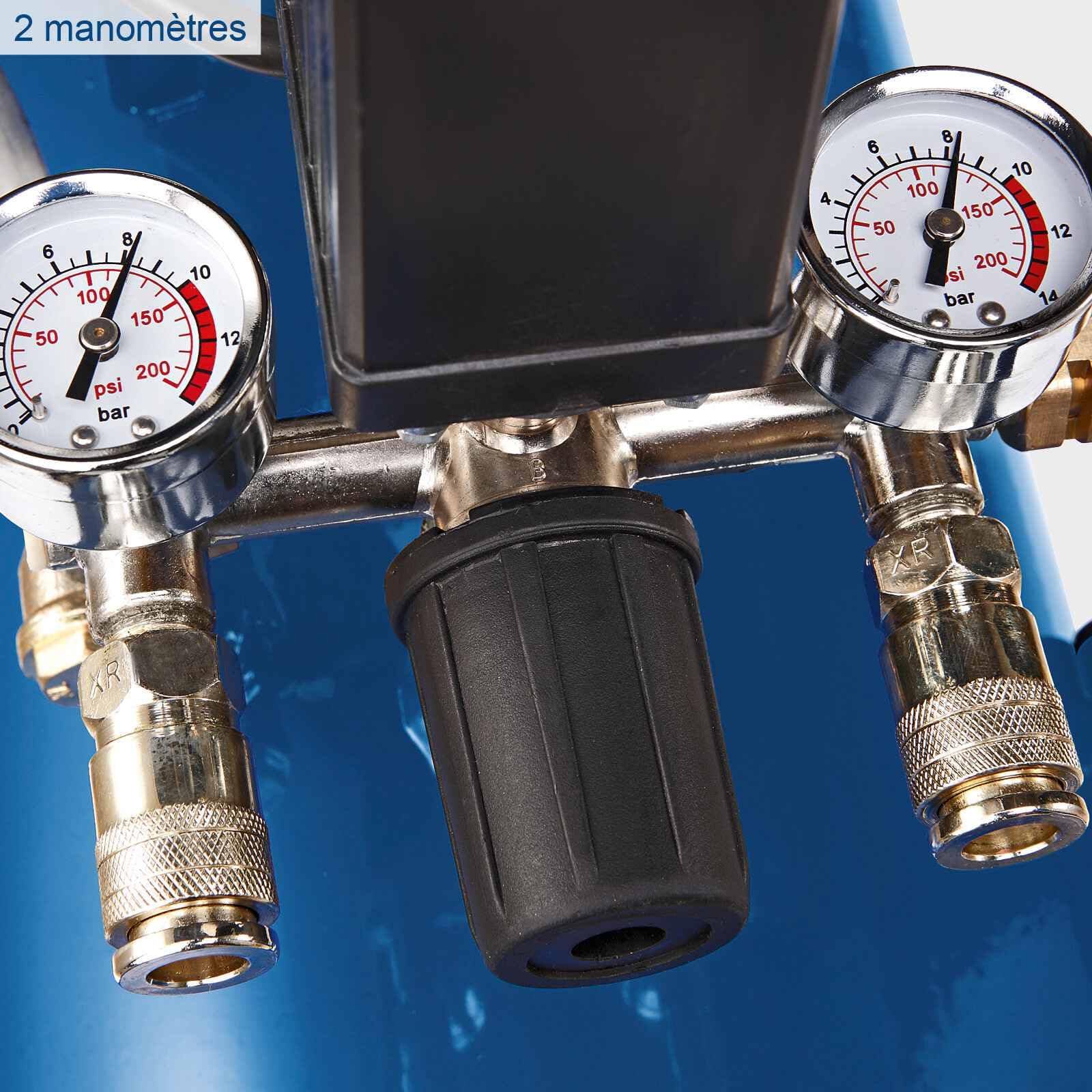 Scheppach HC Series HC120DC compresseur d’air 100 L 2200 W sans accessoires