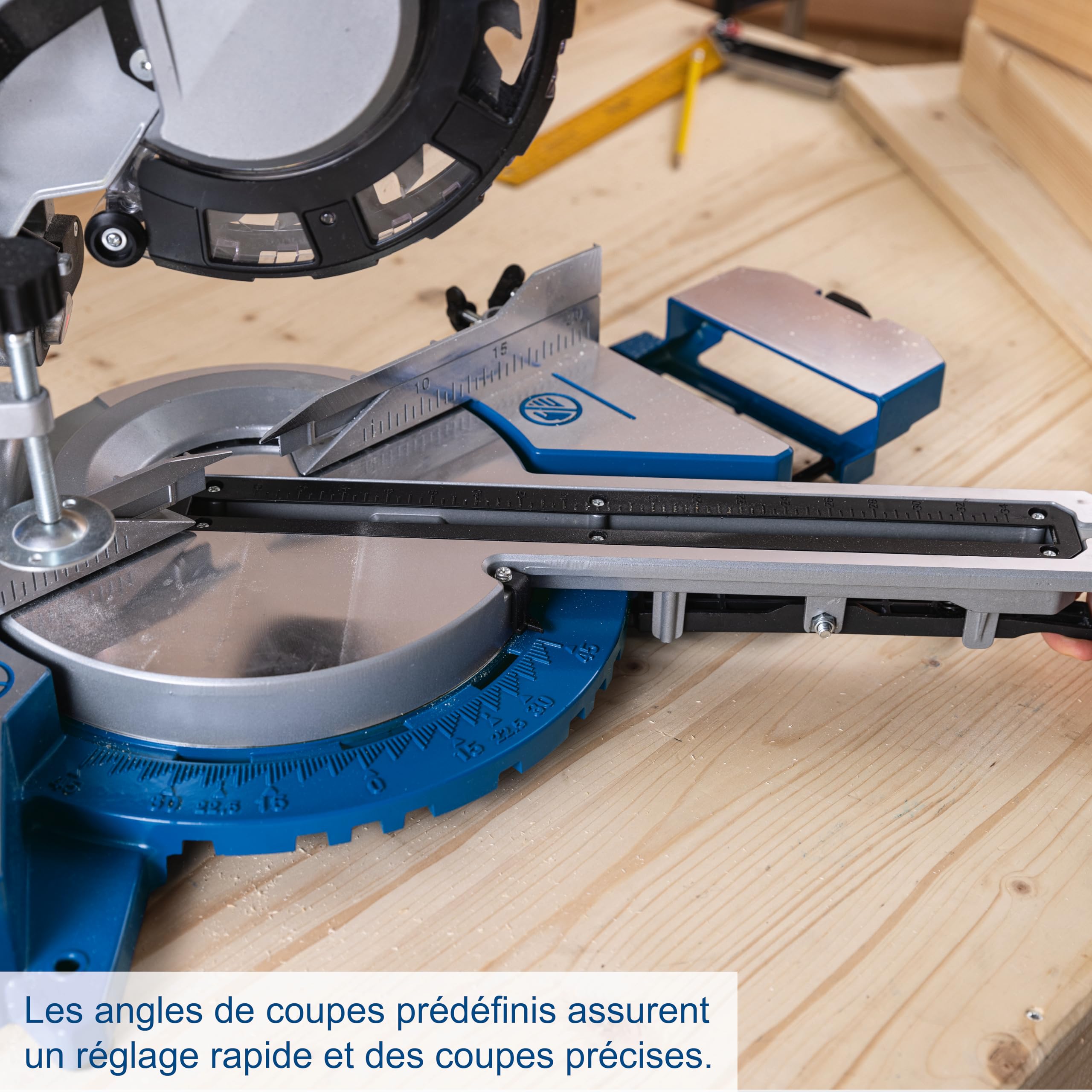 Scheppach HM Series HM216 scie à onglets 2000 W Ø 216 mm avec laser