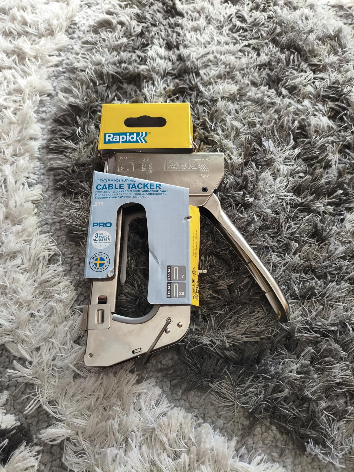 Rapid’os 16 Agrafage R36E agrafeuse câble pour agrafes n°36 et n°7
