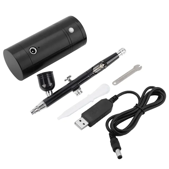 Omabeta Tools & Workshop Equipment kit aérographe 0,3 mm 7 cc USB noir