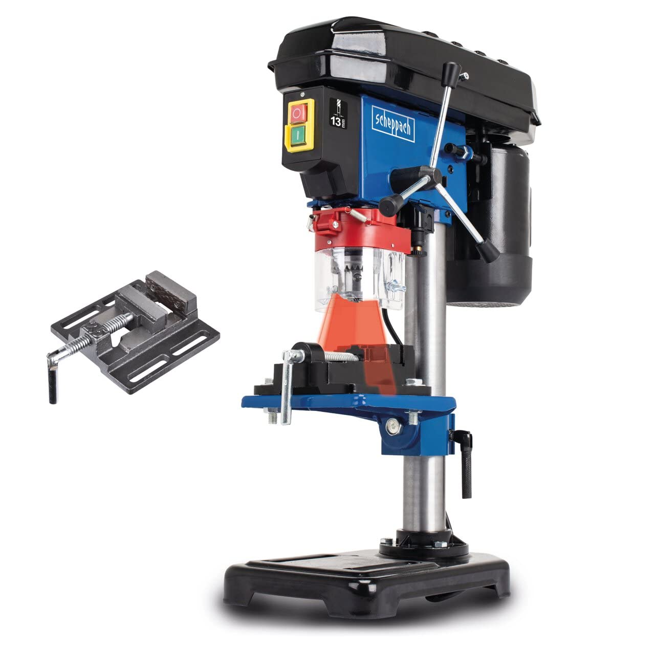 Scheppach ST Series DP16VLS perceuse à colonne 500 W avec laser et étau