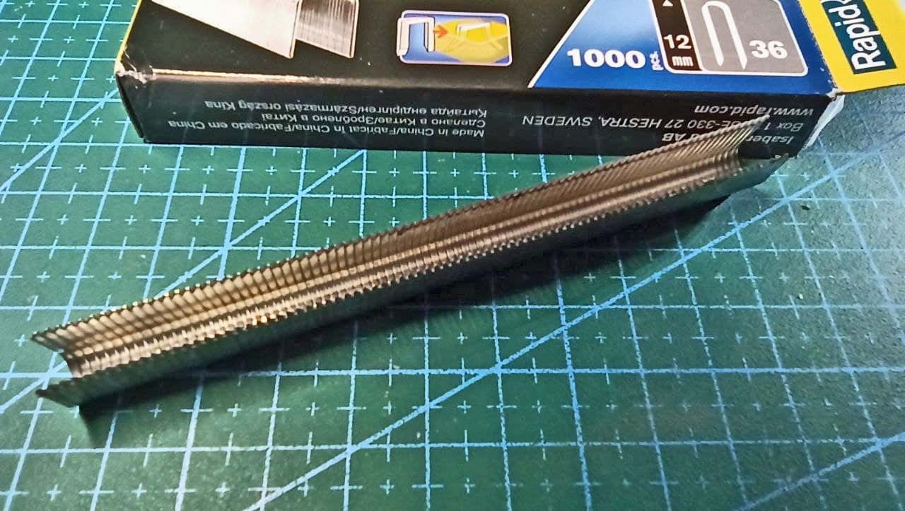Rapid’os 16 Agrafage n°36 agrafes câble 12 mm boîte de 5000 galvanisées