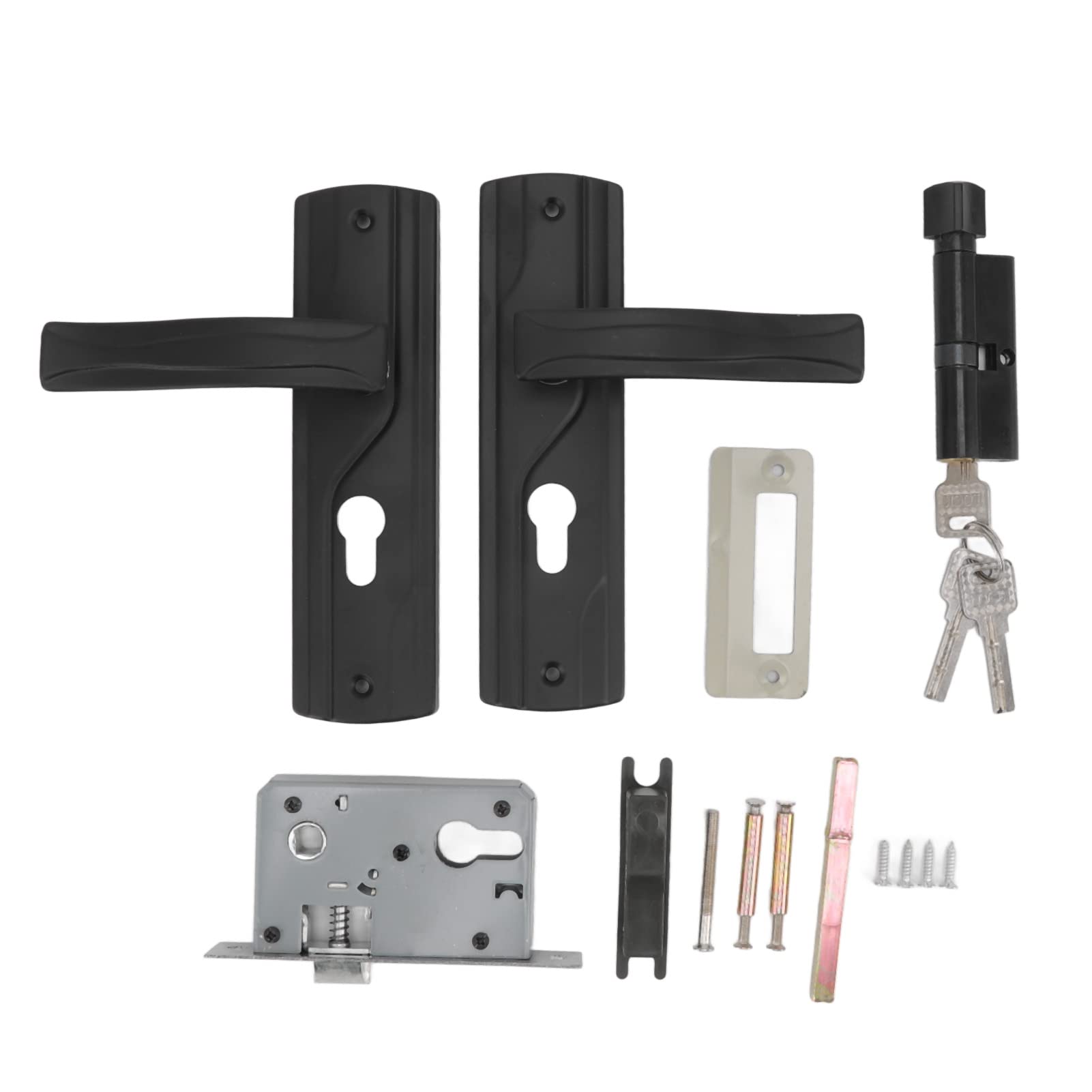 Omabeta Tools & Workshop Equipment serrure de porte noire avec clé