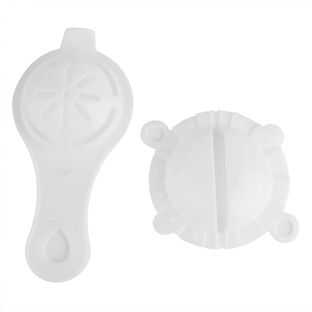 Omabeta Kitchen Utensils & Cooking Tools presse à pâtes manuelle orange 7 moules inox