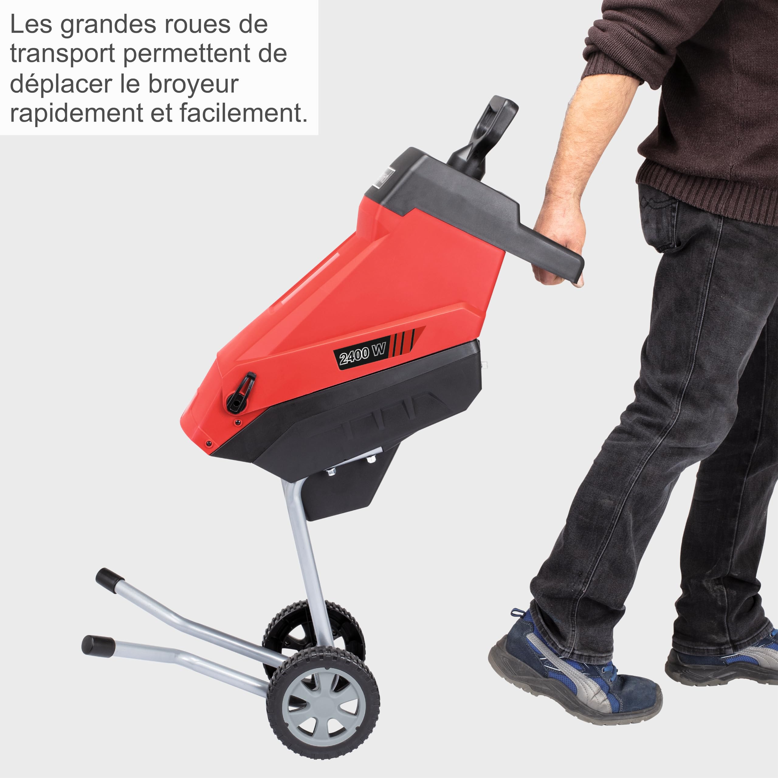 Scheppach TKG Series GS55 broyeur de végétaux électrique 2400 W 45 l