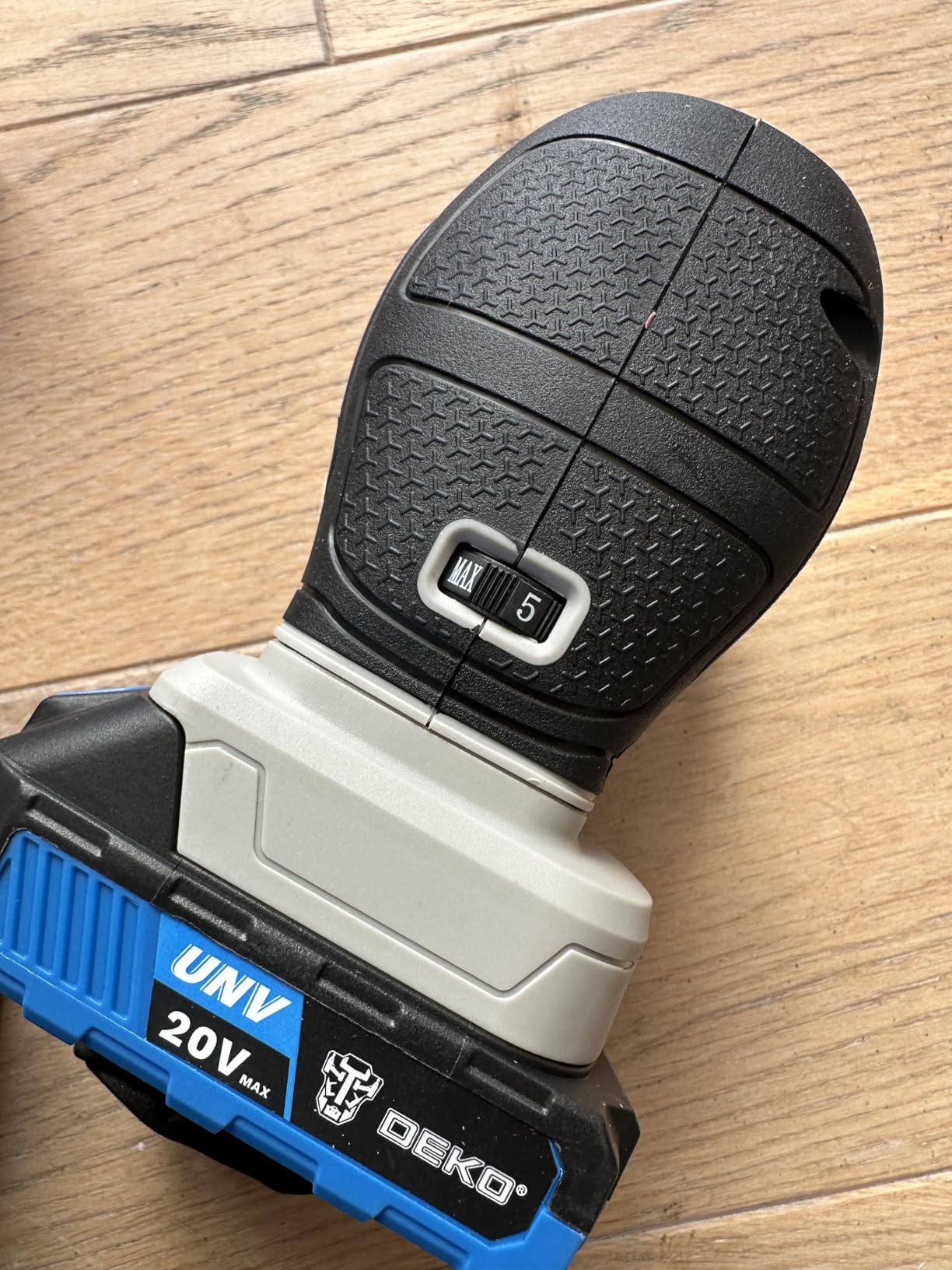 DEKOPRO POWER TOOLS ponceuse excentrique 20 V 125 mm bleue
