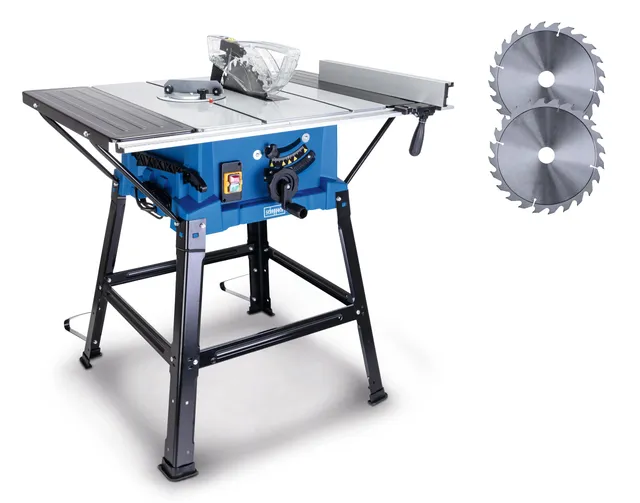 Scheppach HM Series HS250L scie sur table, 2000 W, lame 254 mm avec laser