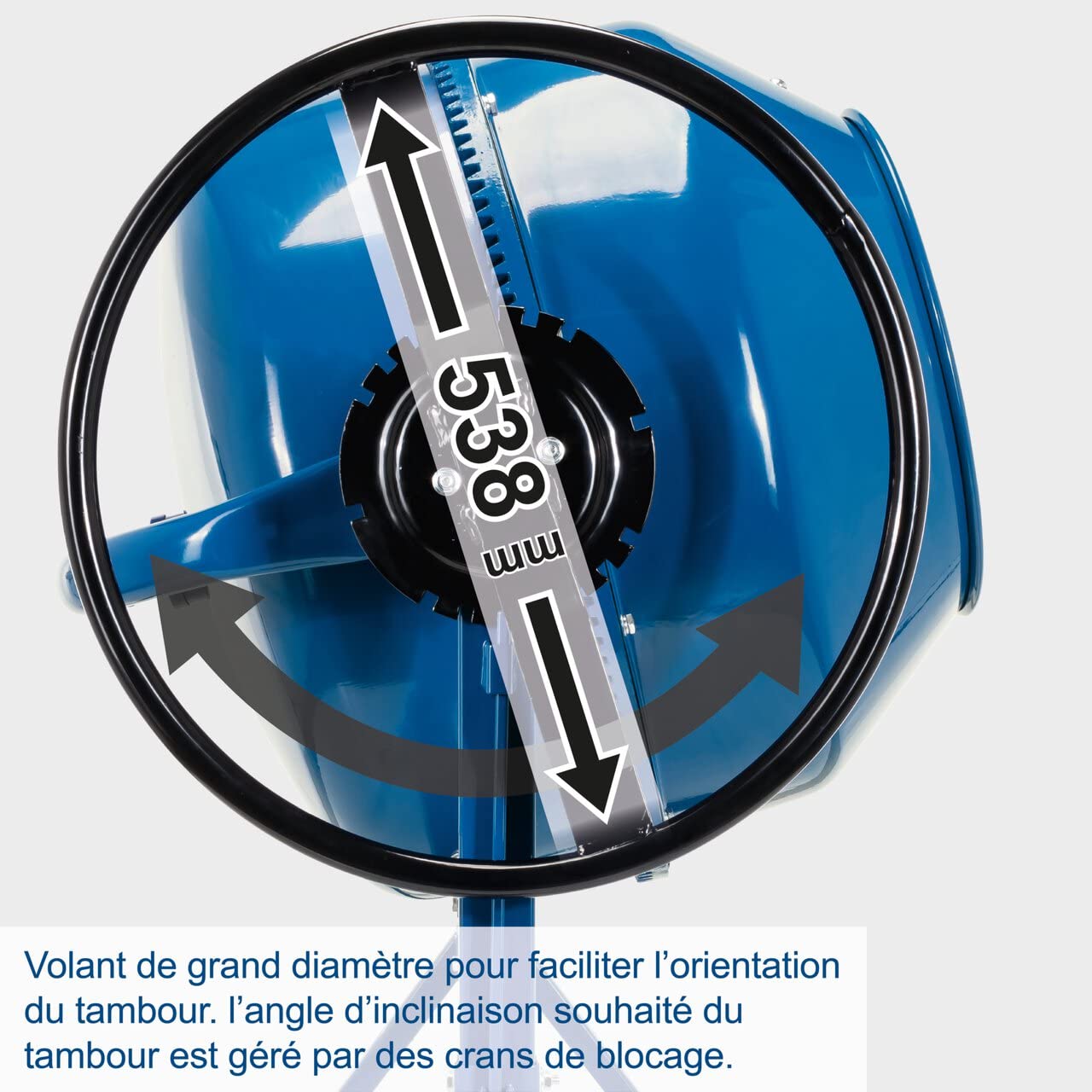Scheppach MIX Series MIX160 bétonnière 160 L 550 W
