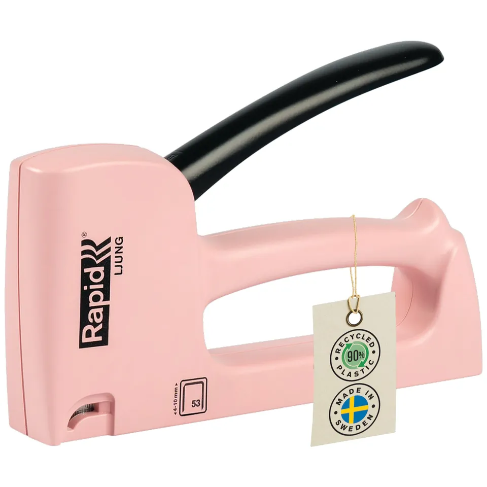 Rapid’os 16 Agrafage R53 Ljung agrafeuse tapissier rose, agrafes 4–10 mm