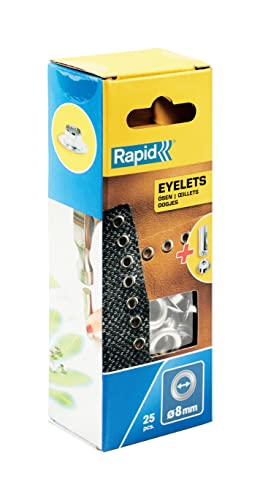 Rapid’os 16 Rivetage 5000411 œillets de renfort 8 mm gris aluminium