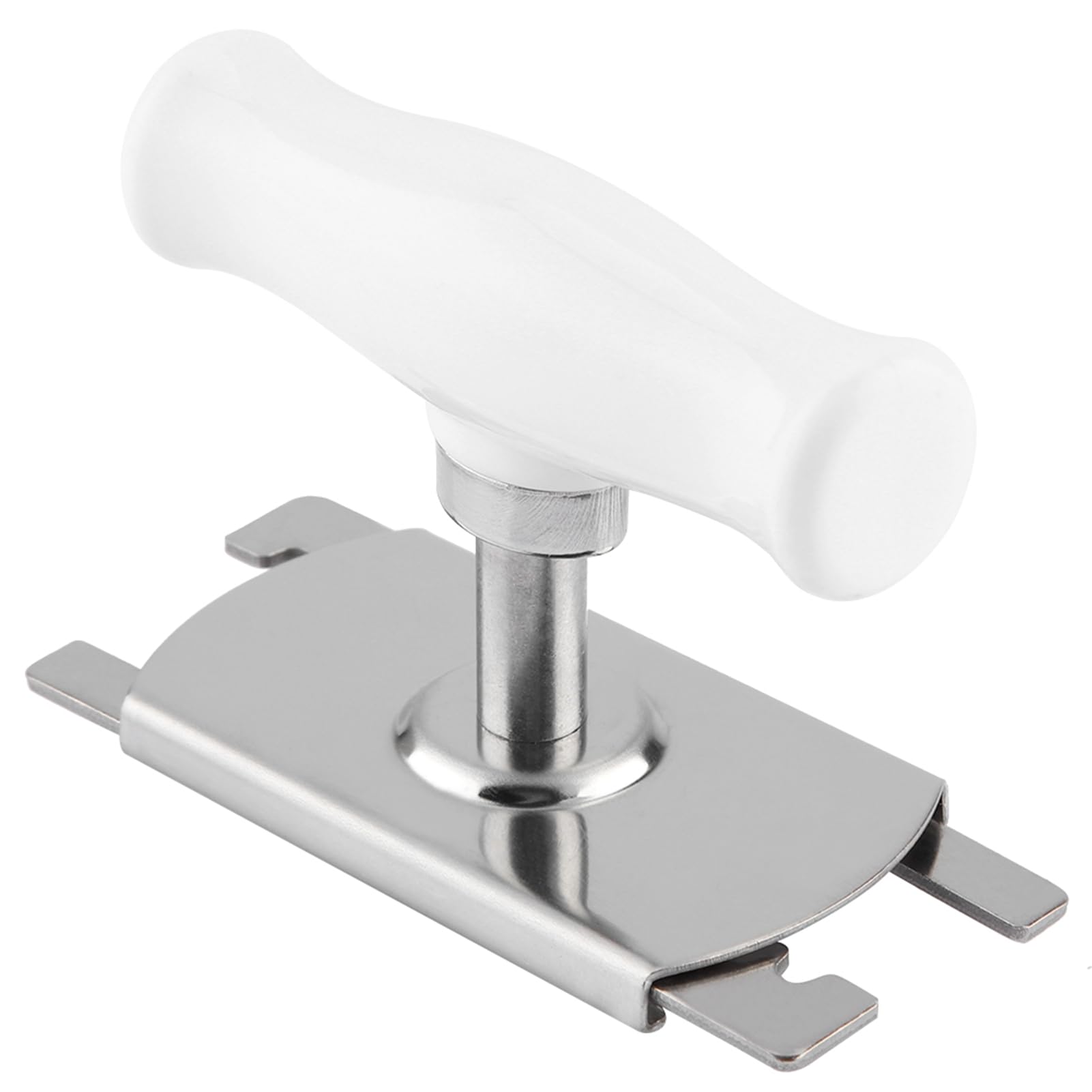 Omabeta ouvre-bocal compact en acier inoxydable pour pots de 2,4 à 10,2 cm