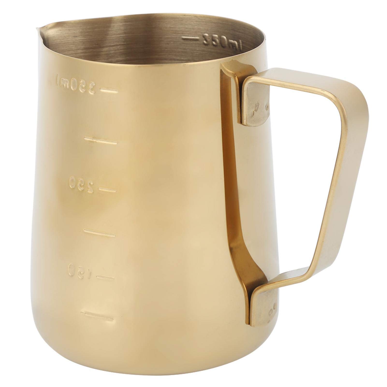 Omabeta Kitchen Utensils & Cooking Tools pichet à lait 350 ml inox doré gradué