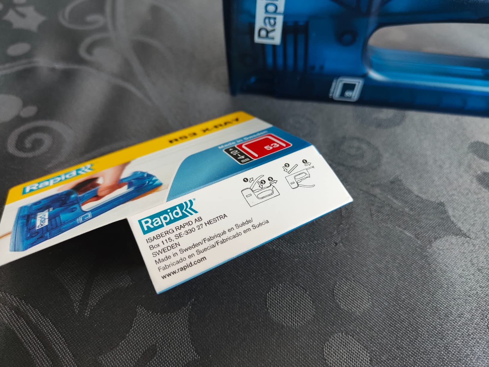 Rapid’os 16 Agrafage R53 agrafeuse manuelle bleue pour agrafes 4–10 mm