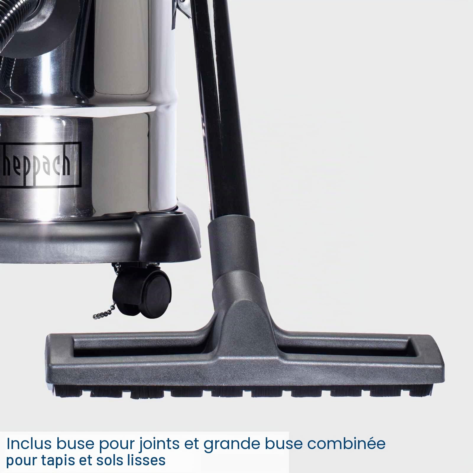 Scheppach ST Series NTS20 aspirateur eau et poussière 20 L inox