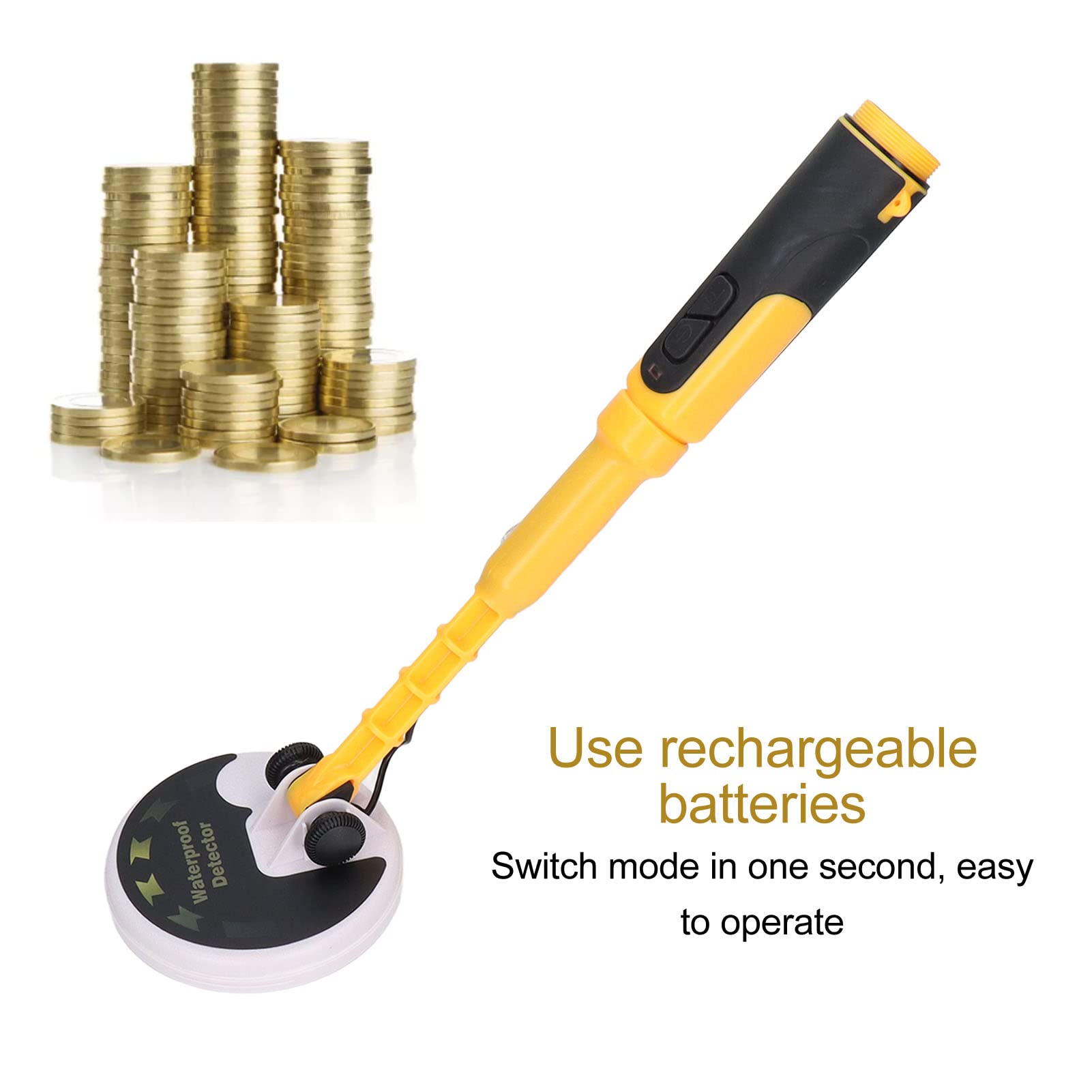 Omabeta Toys & Games détecteur de métaux étanche rechargeable IP68