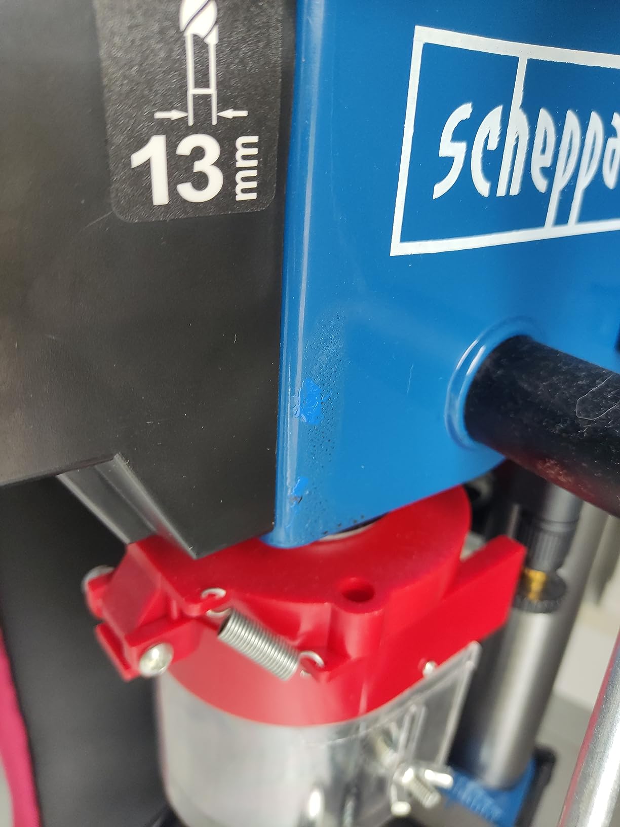 Scheppach ST Series DP16VLS perceuse à colonne 500 W avec laser et étau
