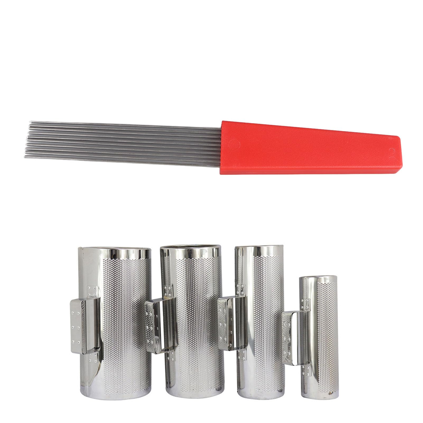 Omabeta Toys & Games grattoir-brosse pour guiro en acier inoxydable et plastique