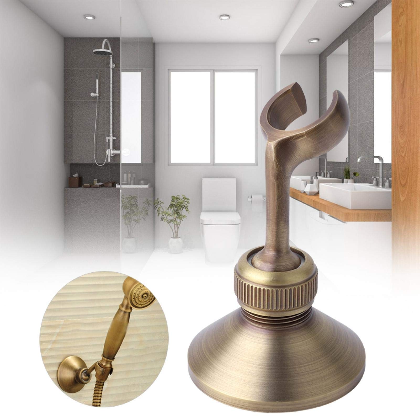 Omabeta Home Décor & Bathroom Décor support de douche réglable rotatif en laiton