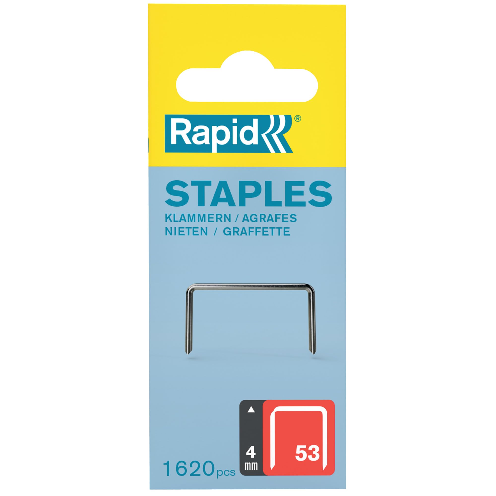 Rapid’os 16 Agrafage 53 agrafes 4 mm 1620 pièces galvanisées