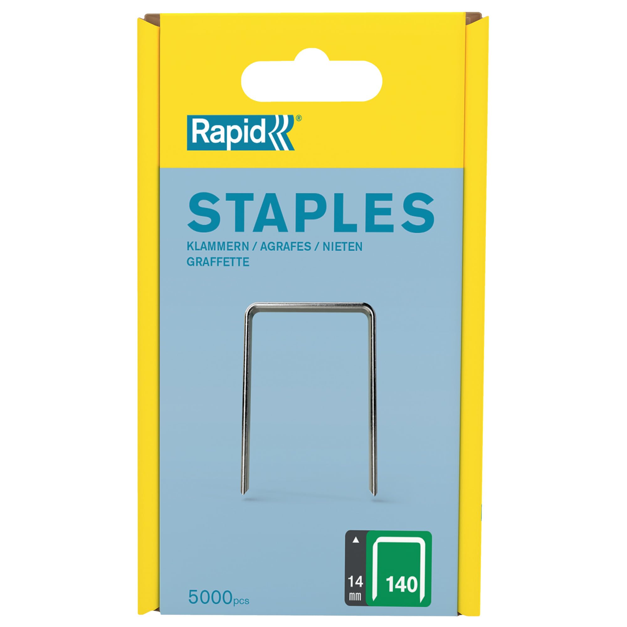 Rapid’os 16 Agrafage n° 140 agrafes 14 mm 5000 pièces galvanisées