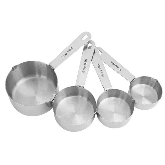 Omabeta Kitchen Utensils & Cooking Tools Tasses à mesurer 4 pièces inox
