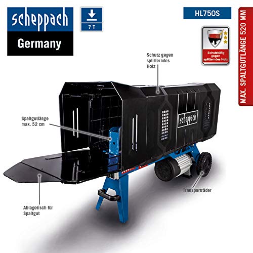 Scheppach HL Series HL750S fendeur de bûches 7 tonnes 230 V