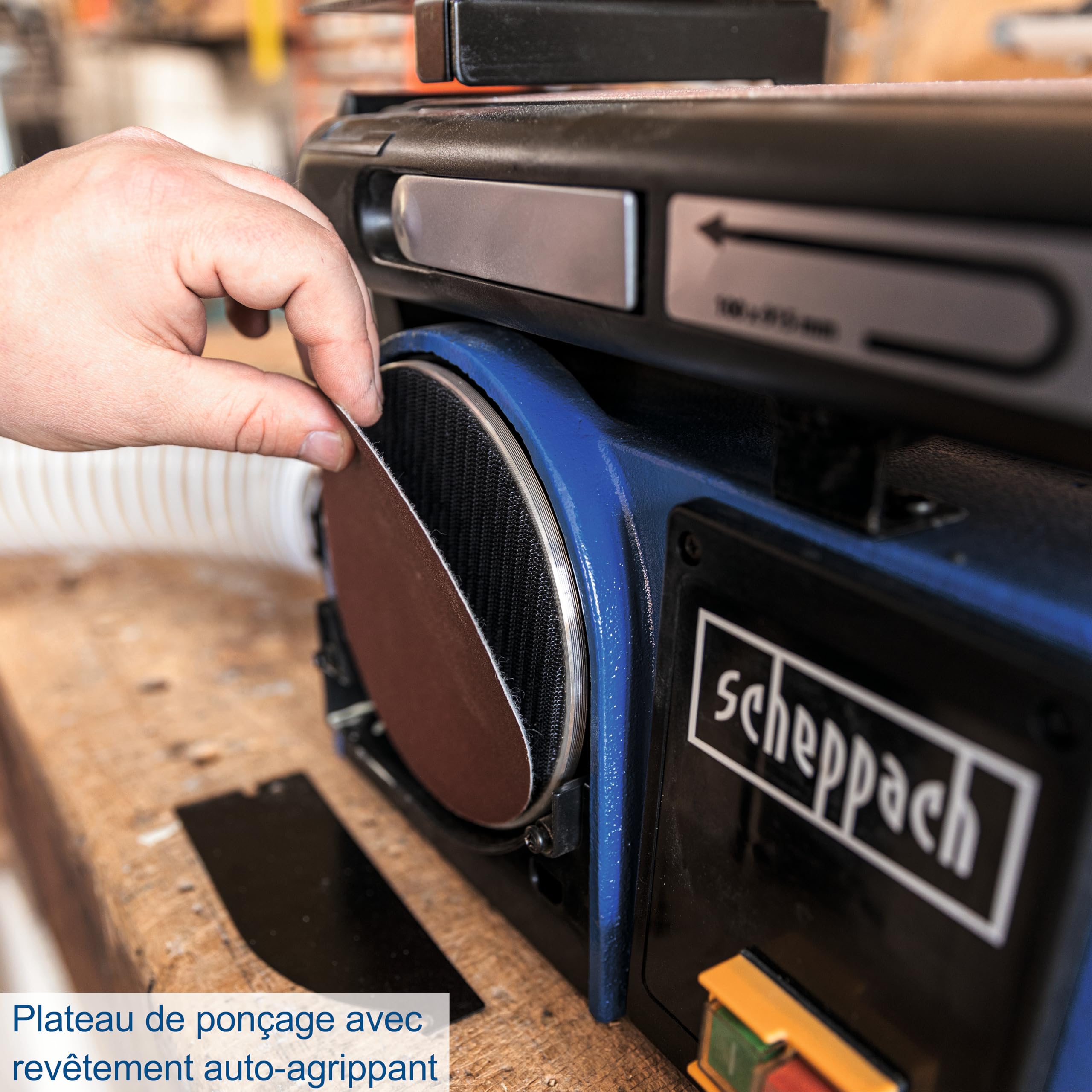 Scheppach BS Series BTS800 ponceuse à bande et à disque 370 W