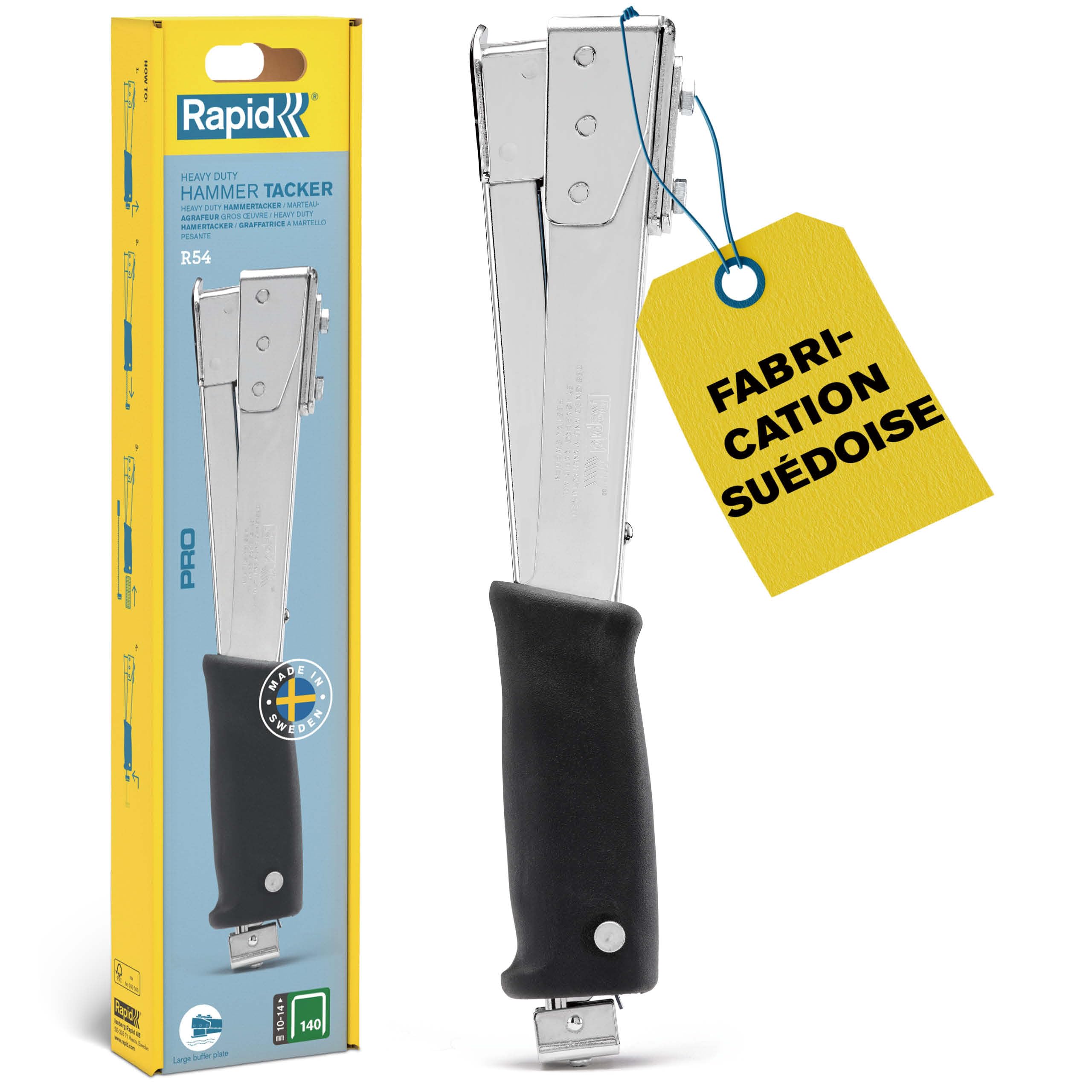 Rapid’os 16 Agrafage R54 marteau agrafeur boîte agrafes n°140